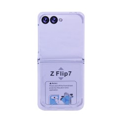 Funda de Silicona con Esquinas Dura para Samsung Galaxy Z Flip 7 5G Transparente Funda de Silicona con Esquinas Dura para Samsung Galaxy Z Flip 7 5G Transparente